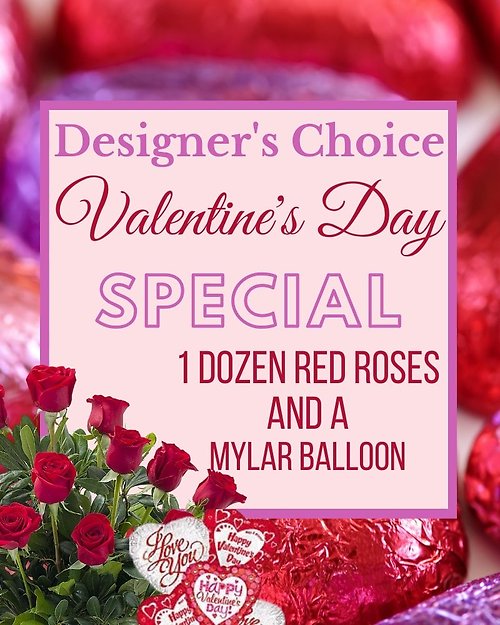 Valentine\'s Special - Roses & Balloon