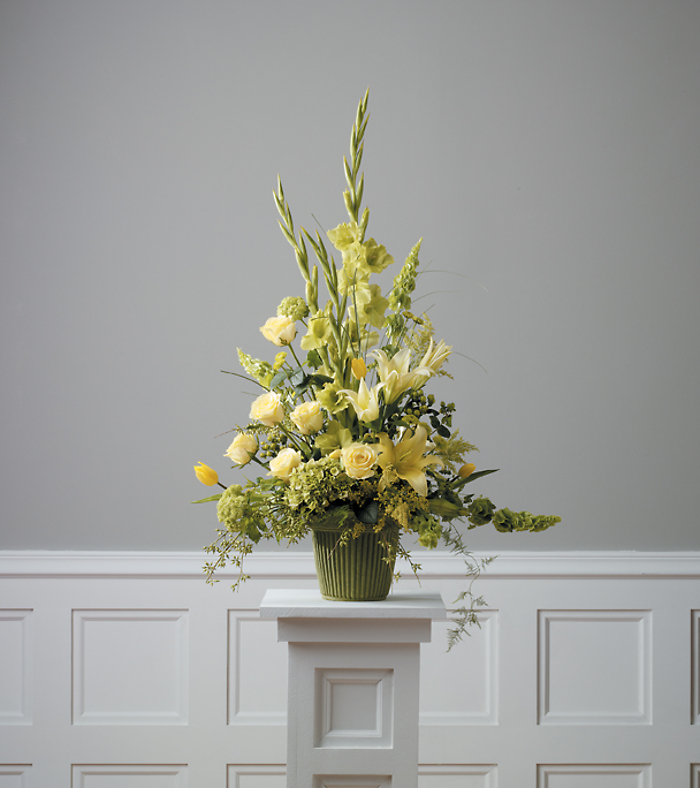 Yellow Friendship Flowers for Funeral Services
