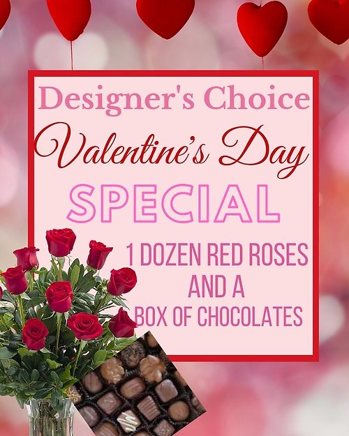 Valentine\'s Special - Roses & Chocolates