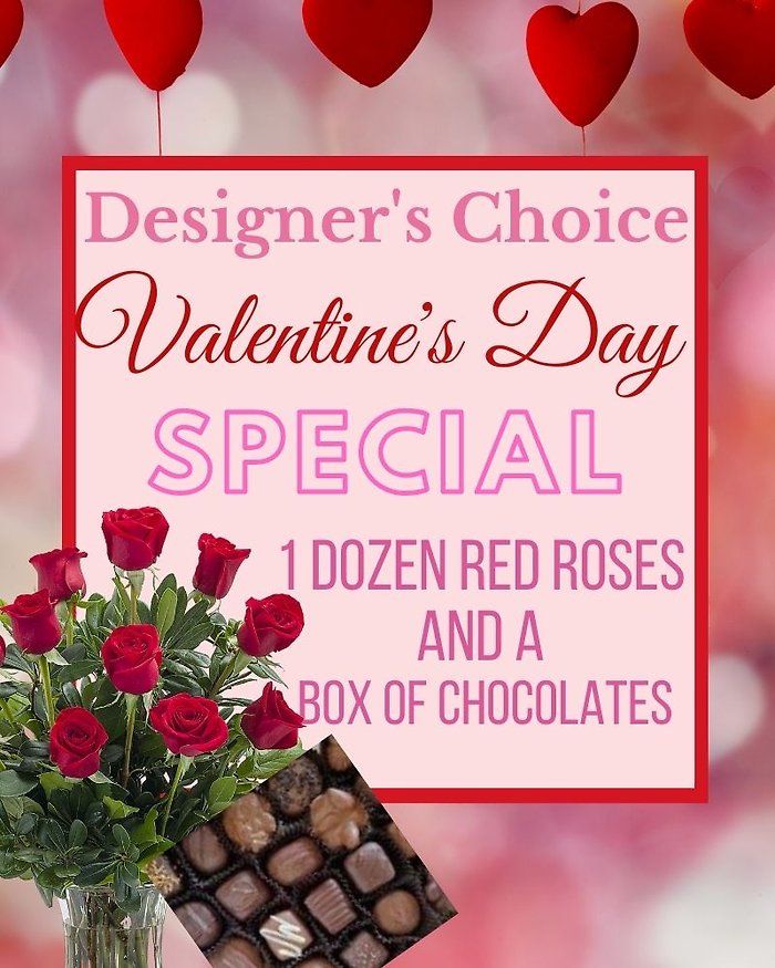 Valentine\'s Special - Roses & Chocolates