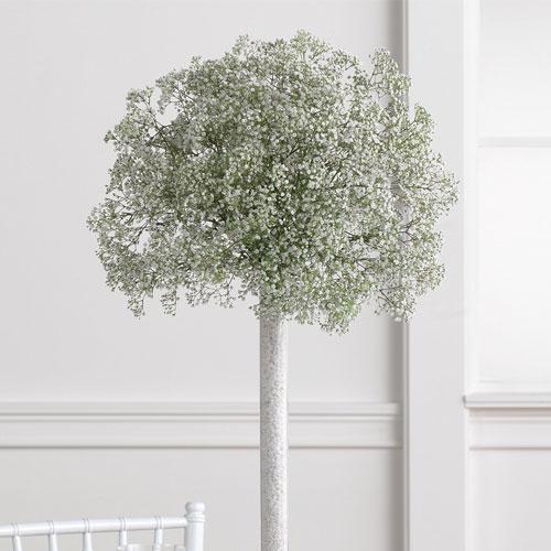 Baby\'s Breath Topiary Centerpiece