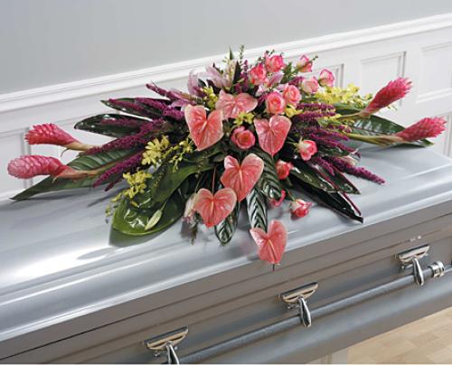 Tropical Casket Spray