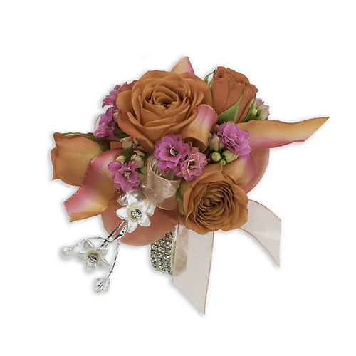 Sherbet Wrist Corsage