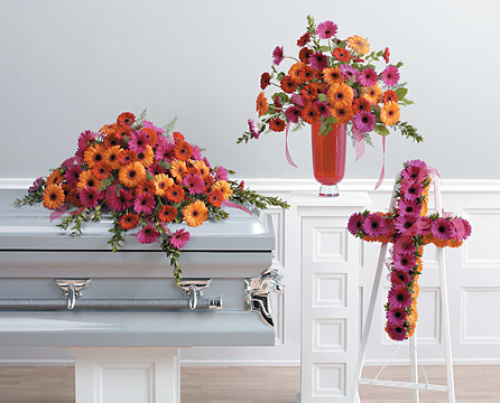 Gerbera Daisy Casket Spray