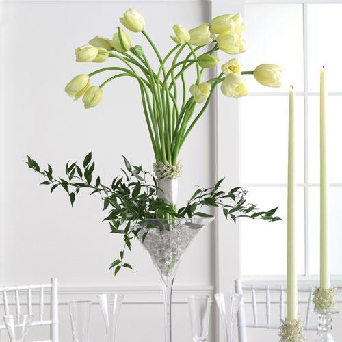 Elevated Tulip Centerpiece