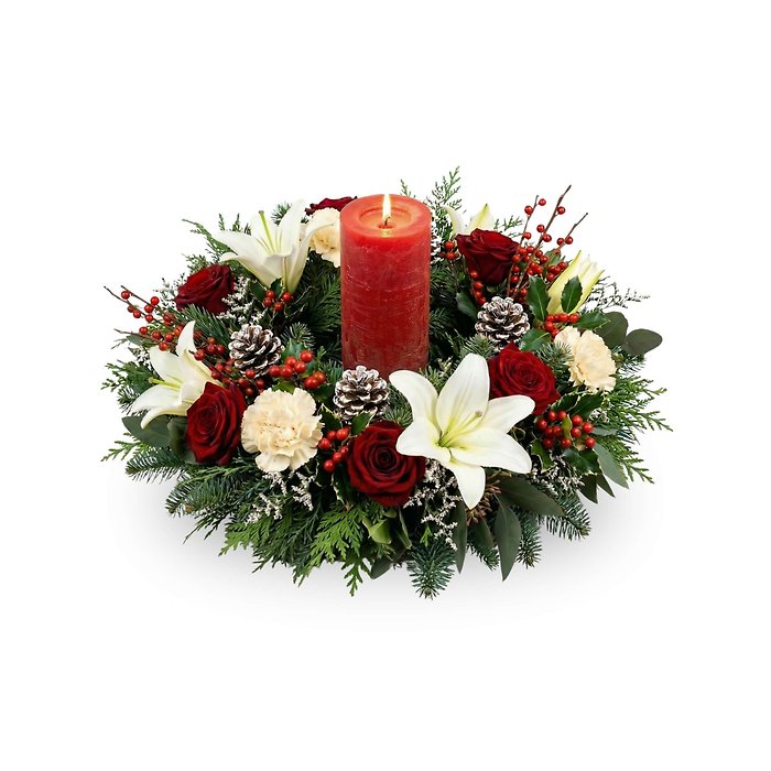 Yuletide Glow Centerpiece