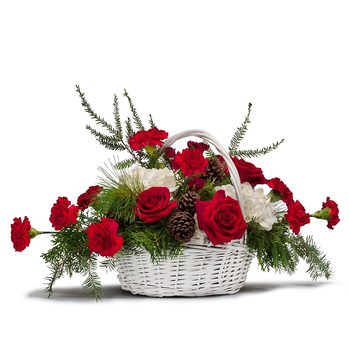 Holiday Basket Bouquet