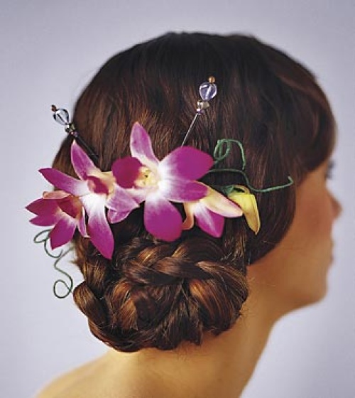 Elegant Orchid Headpiece