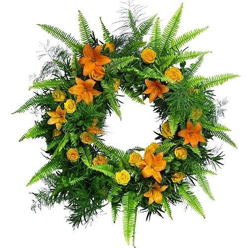 Birds of Solace Sympathy Wreath