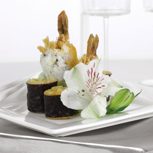 Edible Flower Plate Decoration